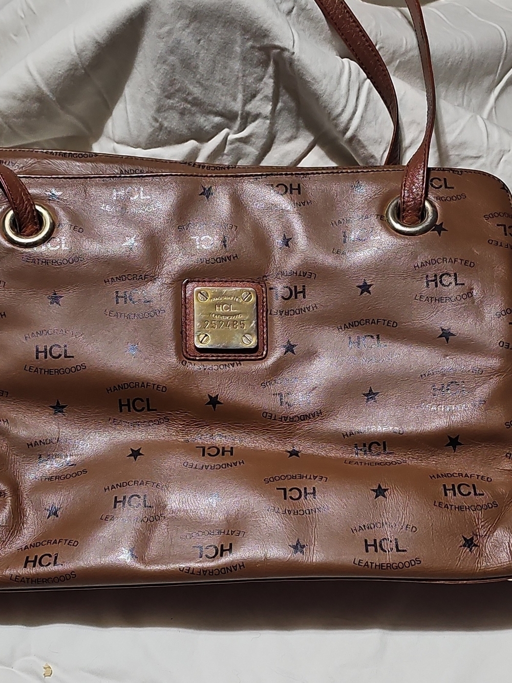 Brown Leather Tote Bag